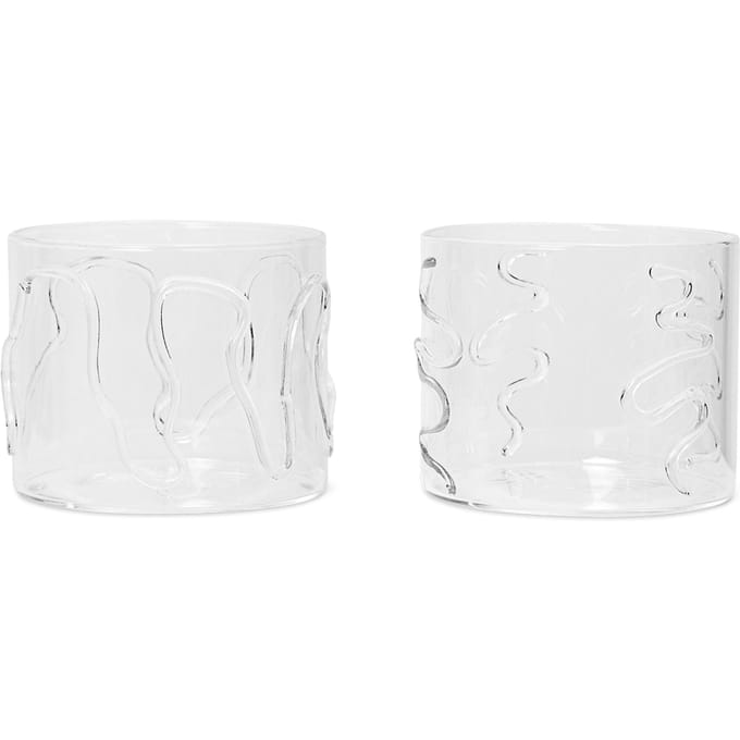Ferm Living Doodle Glas Set - klein