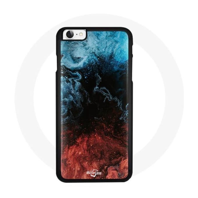 Iphone 6 Hoesje Turkoois Vloeibaar Art