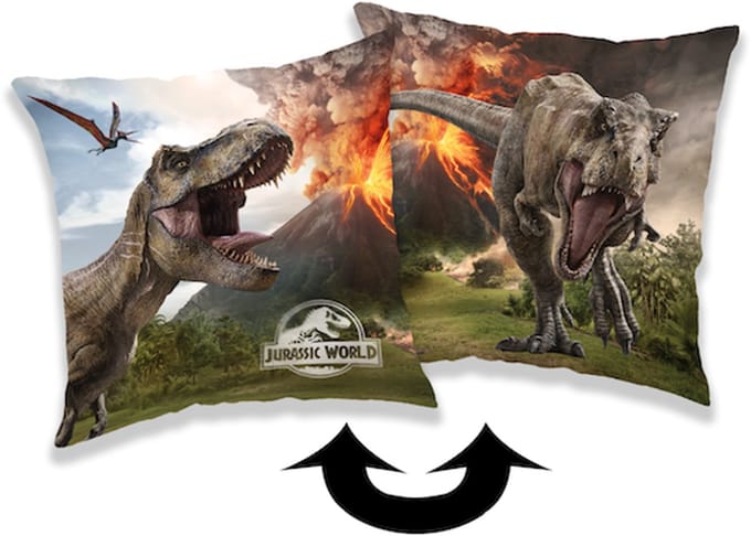 Jurassic World Kussen Vulkaan - 40 x 40 cm - Polyester