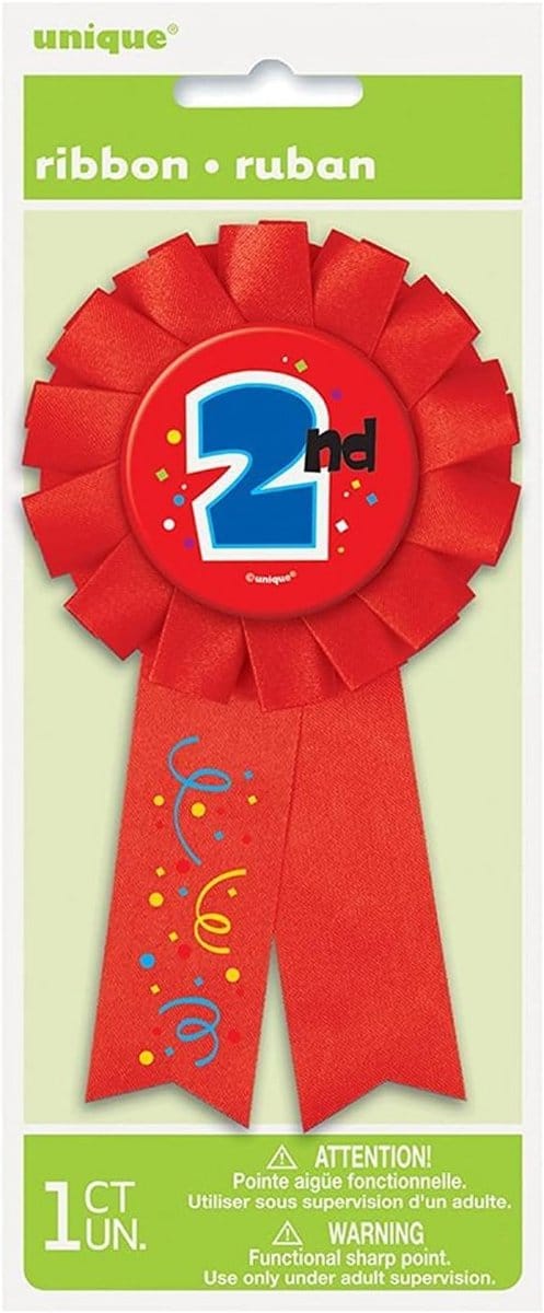 Zilveren Tweede Plaats Medaille Lint voor Prijzen
