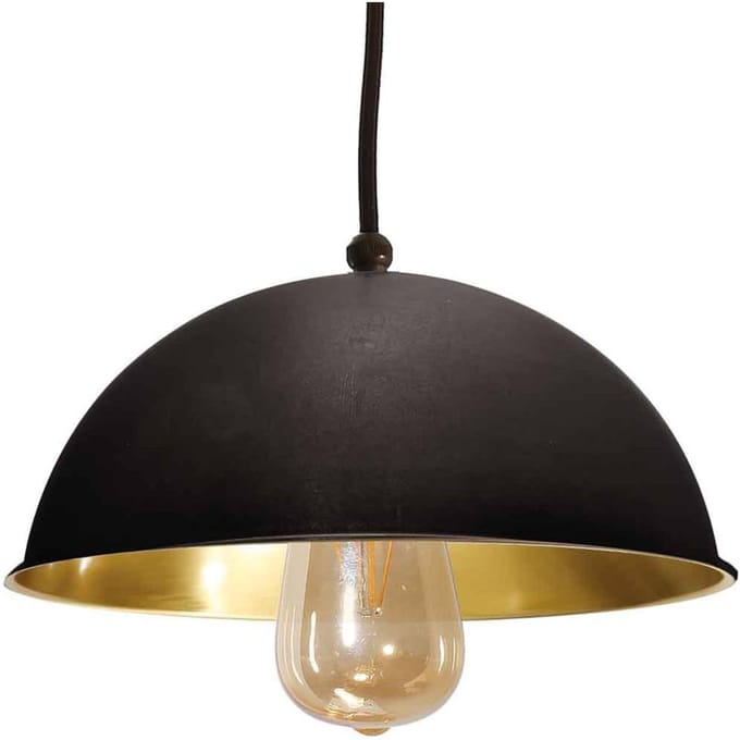 Moretti Luce Lamp Circle decentraal1lamp messing gebruineerd