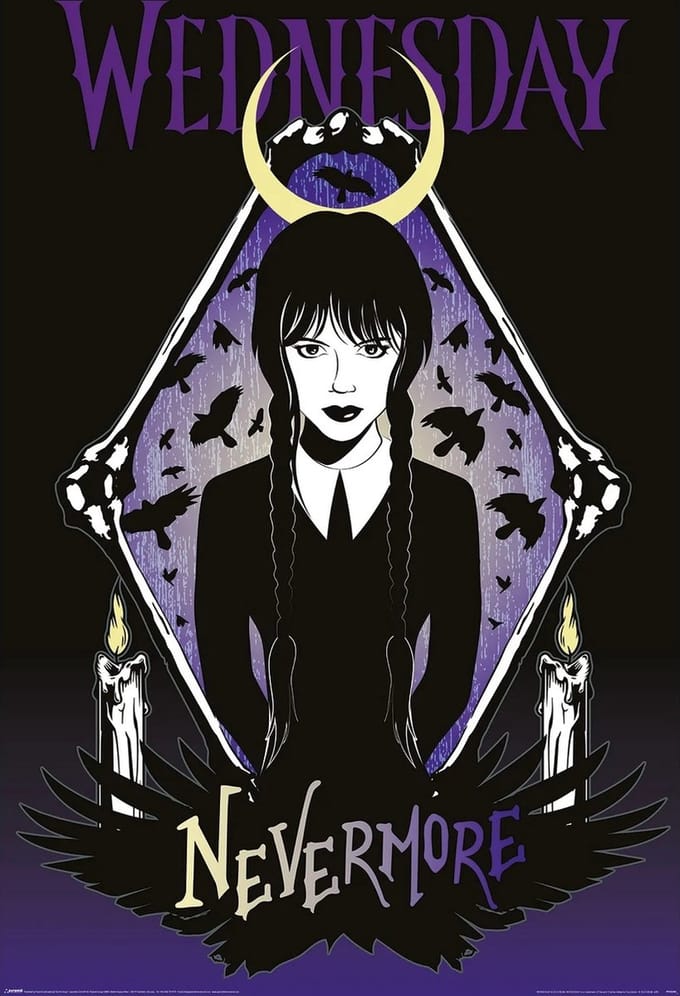 Wednesday Ravens - Maxi Poster