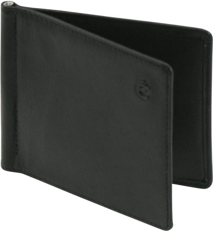 Esquire Logo Portemonnee Leer 10 cm - Jongens - Horizontaal - schwarz