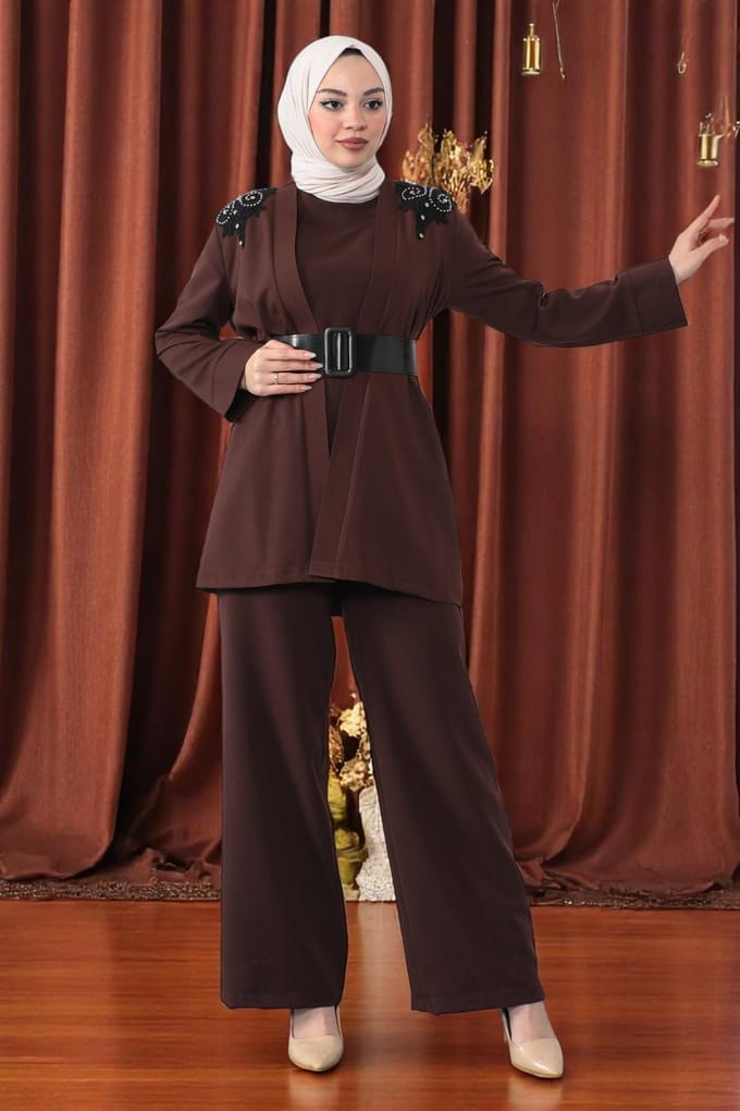 Kant Detailed Jumpsuit Pak Bruin