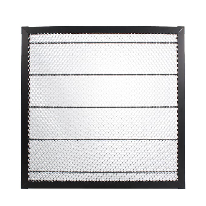 Table de travail en nid d'abeille pour graveur laser, plate-forme pour panneau en acier avec mesure pour 40x40cm