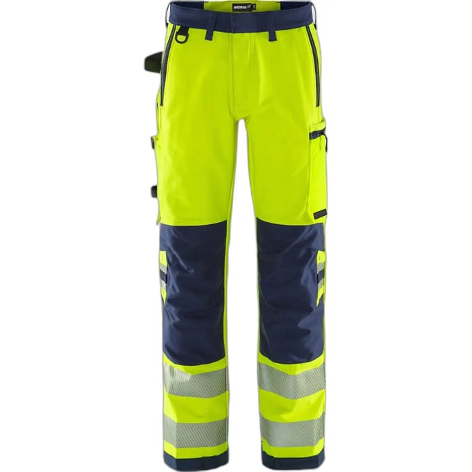 Hoogzichtbare werkbroek klasse 2 Fristads Green 2645 GSTP