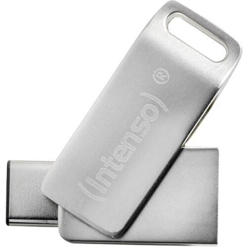 Intenso cMobile Line USB-stick 128 GB Zilver 3536491 USB-C 3.2 Gen 1, USB-A 3.2 Gen 1
