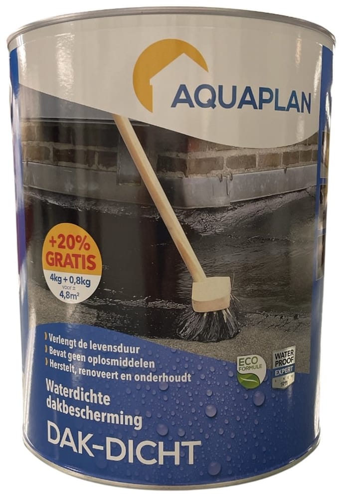 Aquaplan bescherming verf 'Dak dicht' 4,8 L