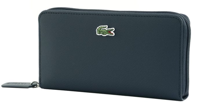 LACOSTE portemonnee Zip Wallet Penombre donkerblauw