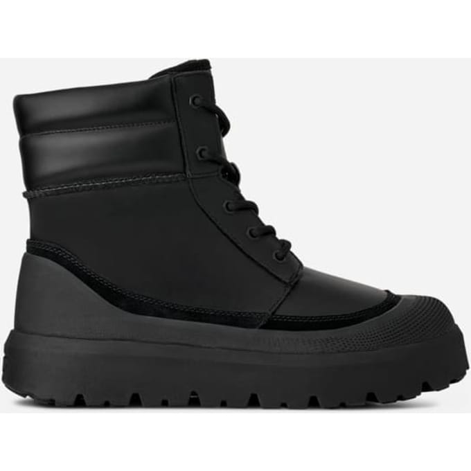 UGG® Neumel High Weather Hybrid for Men in Black, Leather/Polyester/Cotton