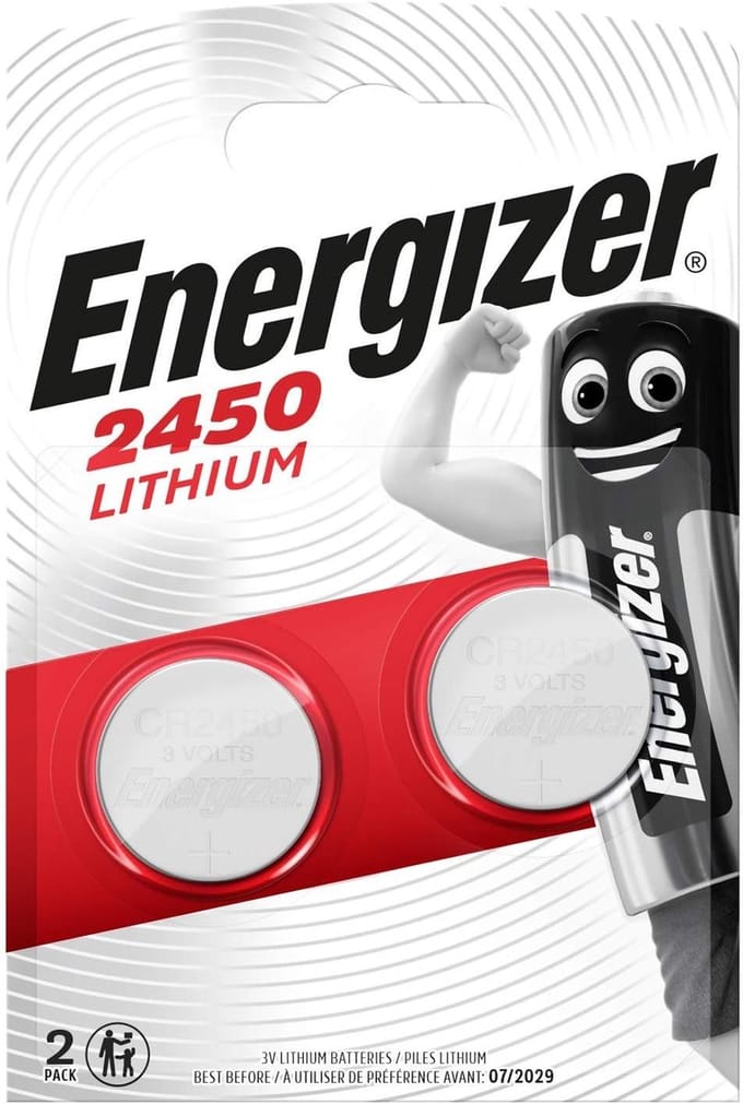 Lithium Knoopcel Batterij CR2450 - 3 Volt