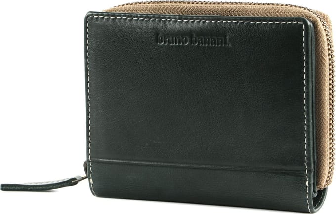 bruno banani Portemonnee Wallet Zip With Flap Black Zwart