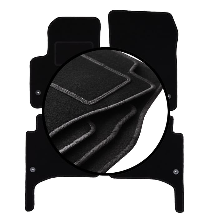 Complete set veloursmatten voor: Porsche Cayenne I SUV (2002-2010)