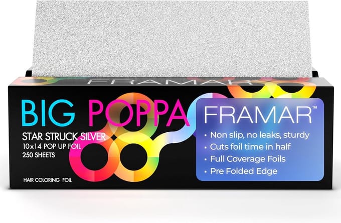Extra Brede Pop-Up Haarfolie voor Highlights en Balayage - 250 Vel