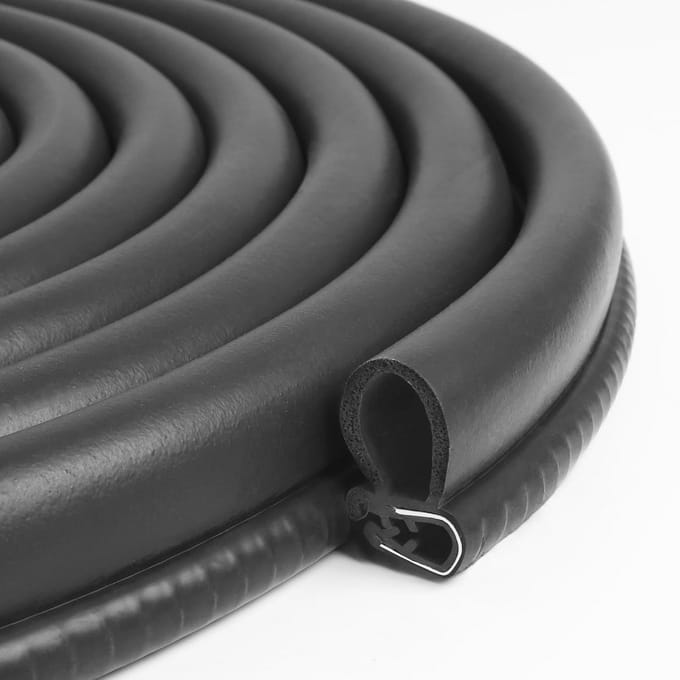 Auto Weerstrip Deurafdichting - 10 FT Rubber Seal Strip voor Vrachtwagens, Boten, RV's en Thuisgebruik