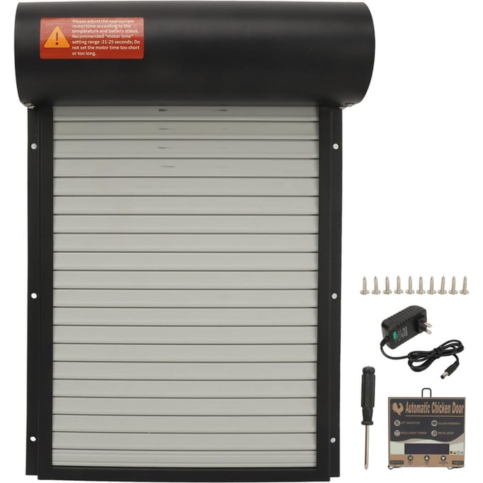 Kippenhok Deur Timing Modus Handmatige Modus Robuuste LED Display Controller Auto Kippenhok Deur zwart