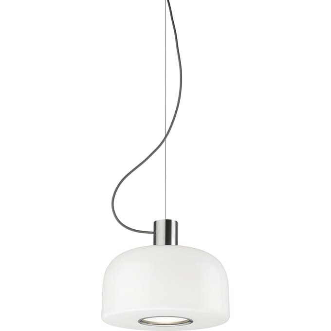 Flos Bellhop Glazen hanglamp - zilver - Ø 45 cm