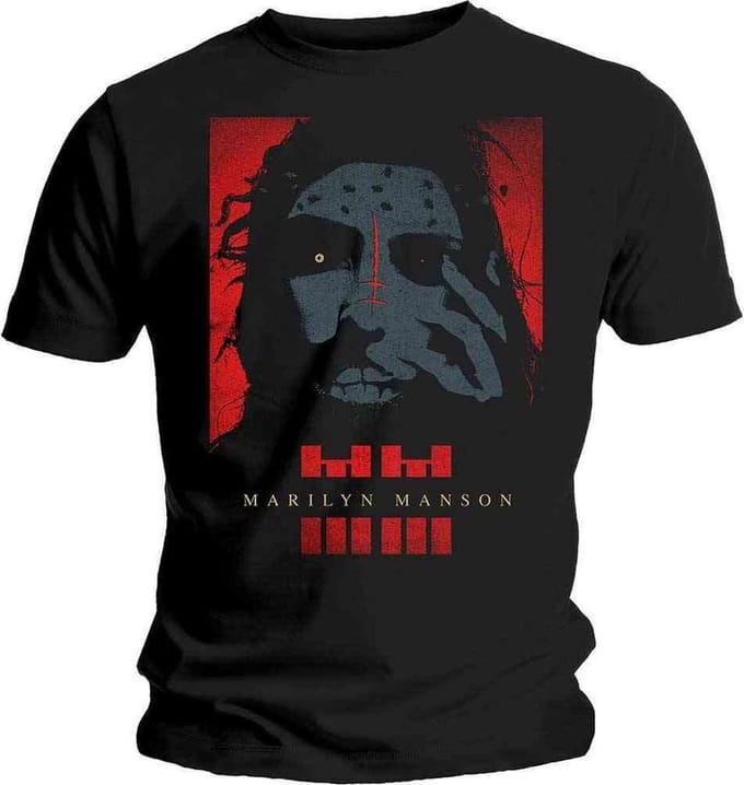 Marilyn Manson - Rebel Heren T-shirt - S - Zwart