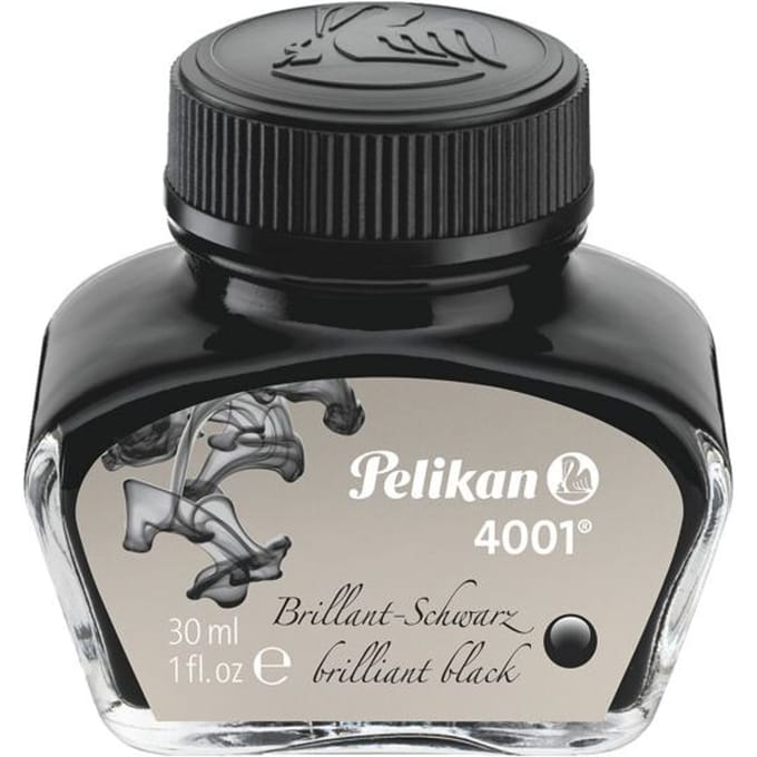 Vulpeninkt Pelikan 4001 30ml briljant zwart