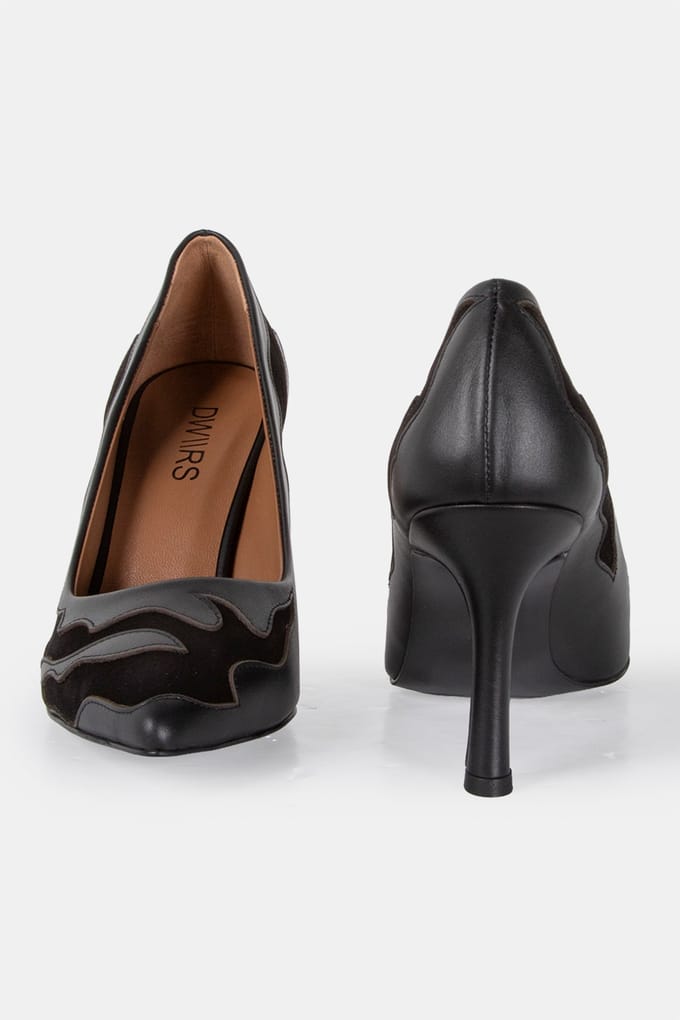DWRS label Mykonos Flames Black Größe: 37 | Pumps Outlet | Damen | Schwarz