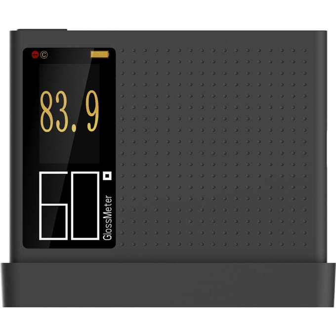 Hoge precisie glansmeter 60 graden draagbare glansmeter met zelfkalibratie/snel Basic Edition zwart