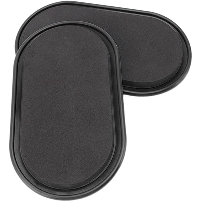 Disques de Coordination Complète du Corps Grande Surface de Contact Légers Glisseurs d'Exercice pour Mains et Pieds black