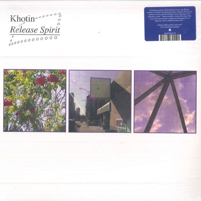 Disque LP KHOTIN - Libérer l'esprit GI411 Ghostly Interna 2023 US Dance & Electronica