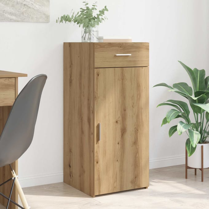 vidaXL - Opbergkast - Artisan - Eik - 40 - x - 42,5 - x - 93 - cm - Geconstrueerd - hout