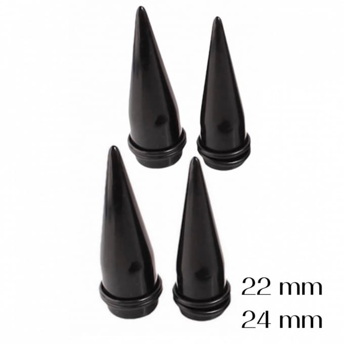 4-Delig Stretcher Taper 22 en 24 mm - Charme Bijoux