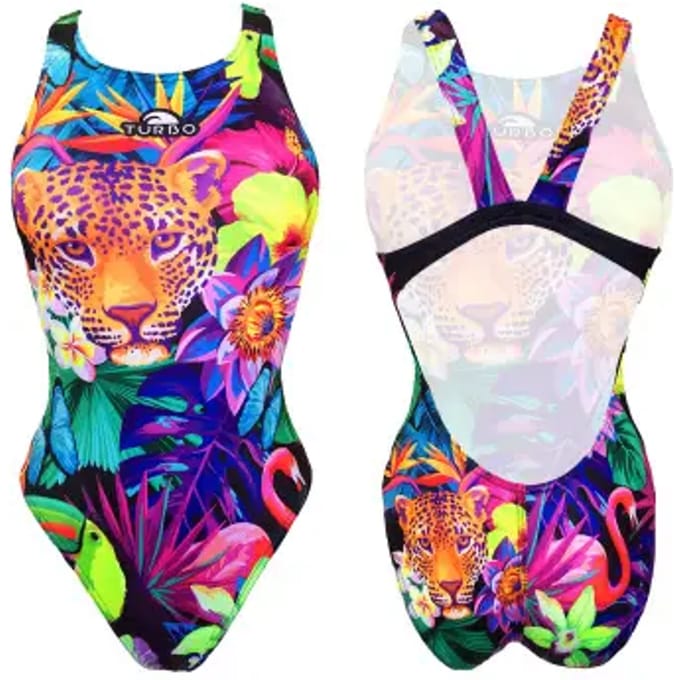 Turbo Cool Tiger Zwemkleding Roze M Vrouw