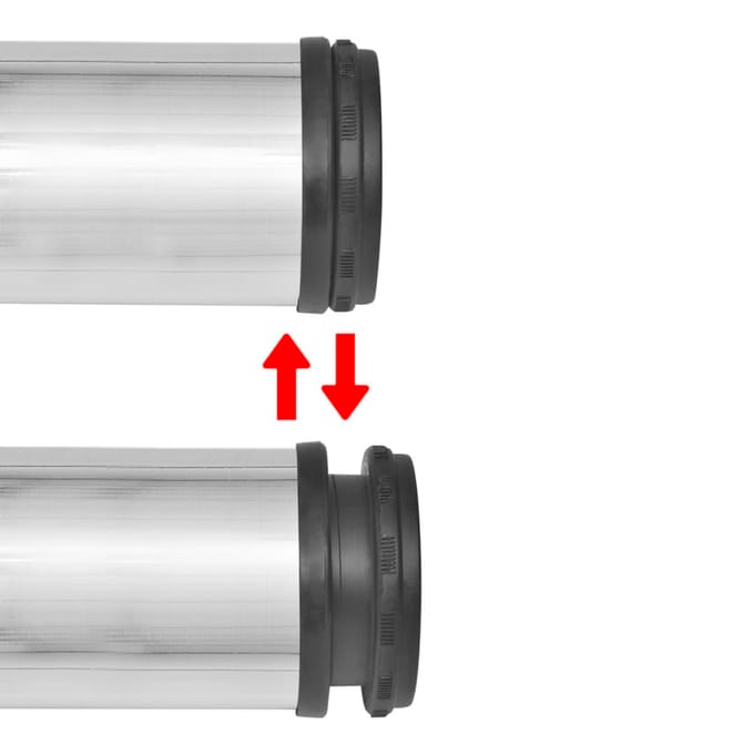 vidaXL - Tafelpoten - in - hoogte - verstelbaar - geborsteld - nikkel - 710 - mm - 4 - st