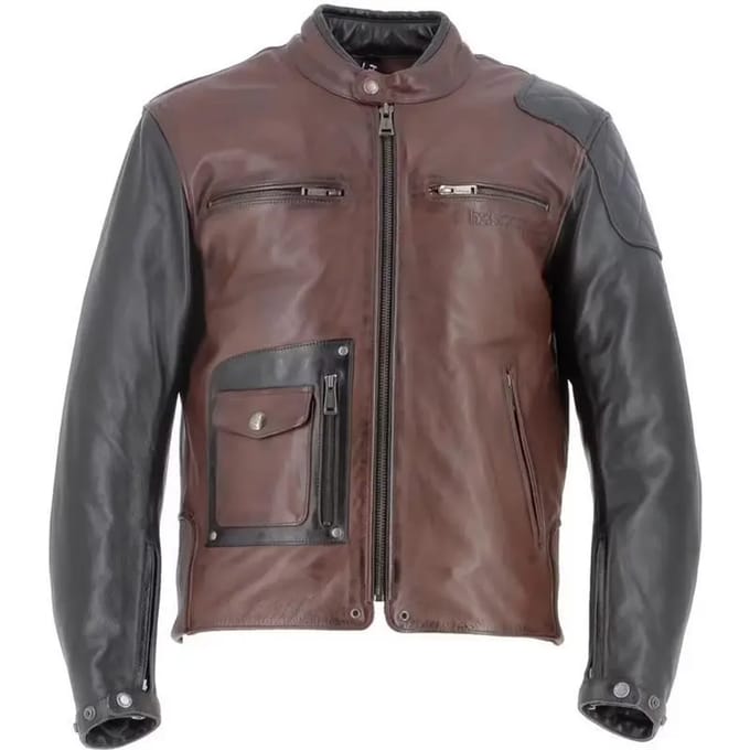 Motor leren jas Helstons Johnson