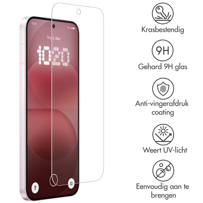 Accezz Screen Protector - Geschikt voor Nothing Phone (4a) Pro - Gehard Glas Screenprotector