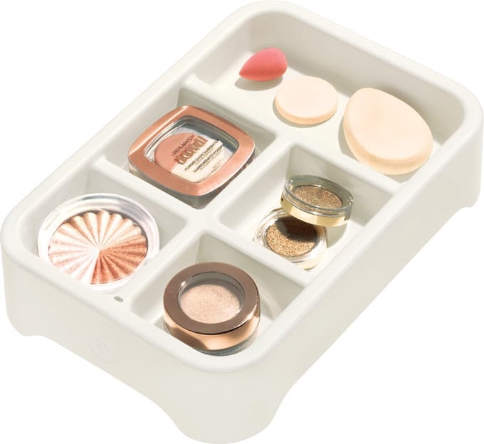 iDesign - Organizer met 5 Compartimenten - Gerecycled Kunststof - Beige