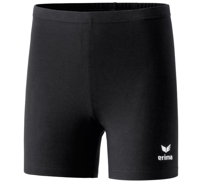 Erima Verona Tight Sportshort Kinderen - Zwart - Maat 128