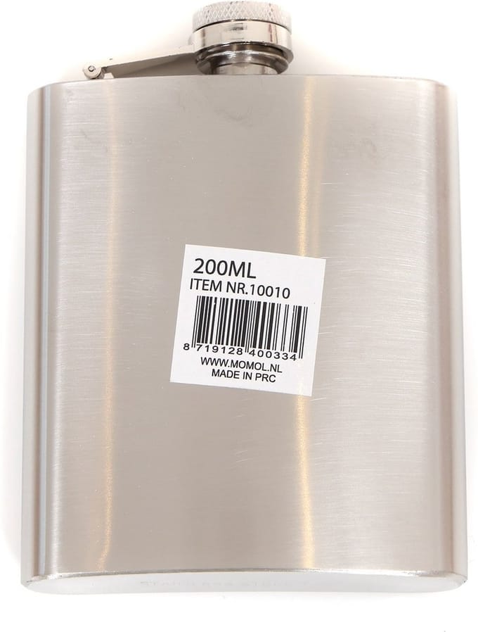 Drinkfles 200ml - Zilver