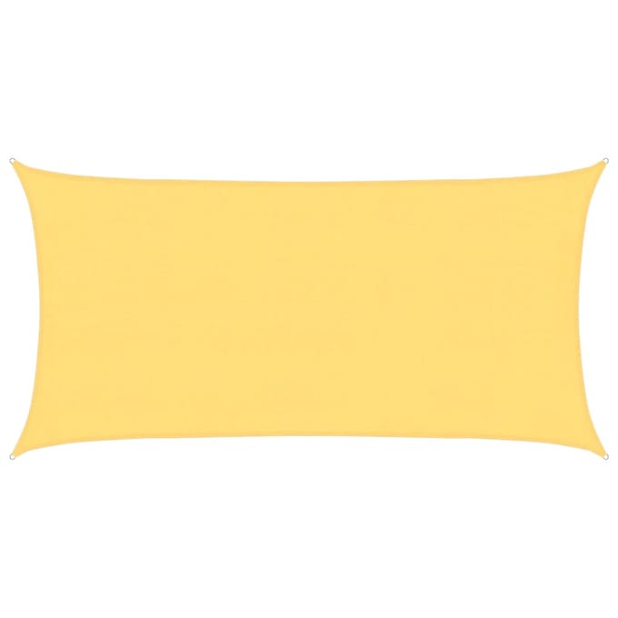 vidaXL - Zonnezeil - 160 - g/m² - 4x7 - m - HDPE - beige