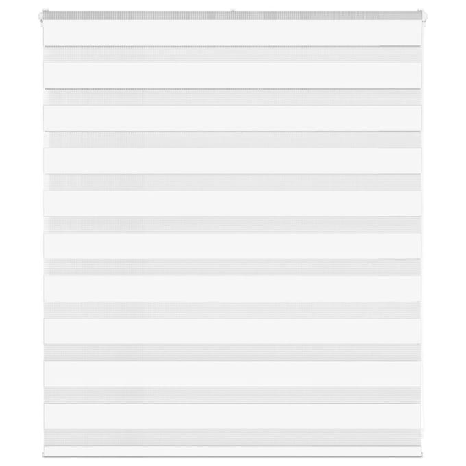 vidaXL - Zebra - Blind - 130x100 - cm - stofbreedte - 125,9 - cm - polyester - wit