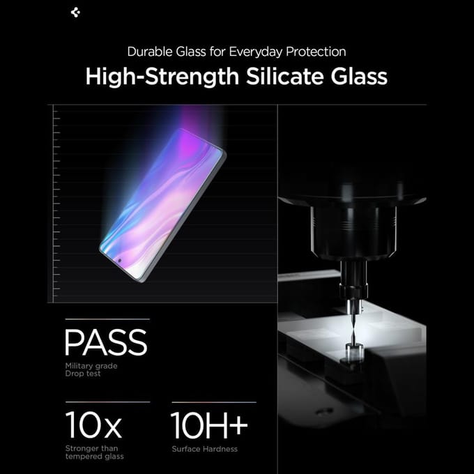 Spigen Screen Protector Geschikt voor Samsung Galaxy S26 Ultra - Glas.tR EZ Fit Pro - 10H+ Tempered Glass - Anti-Reflectie - Matte Afwerking - EZ Fit Pro Installatieframe - Case Friendly - 2-Pack