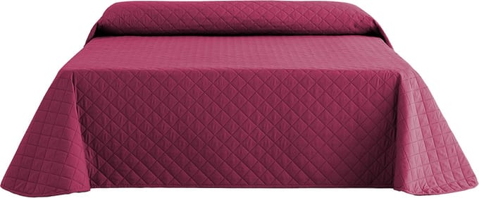 Belmarti Duo - Omkeerbare bedsprei 200 x 270 cm - Paars - Gerecycled polyester