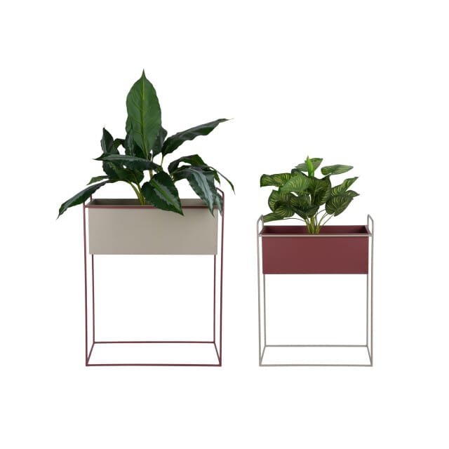 Present Time - Bloempot Set Reina - Multikleur - 50,5x24x65 cm