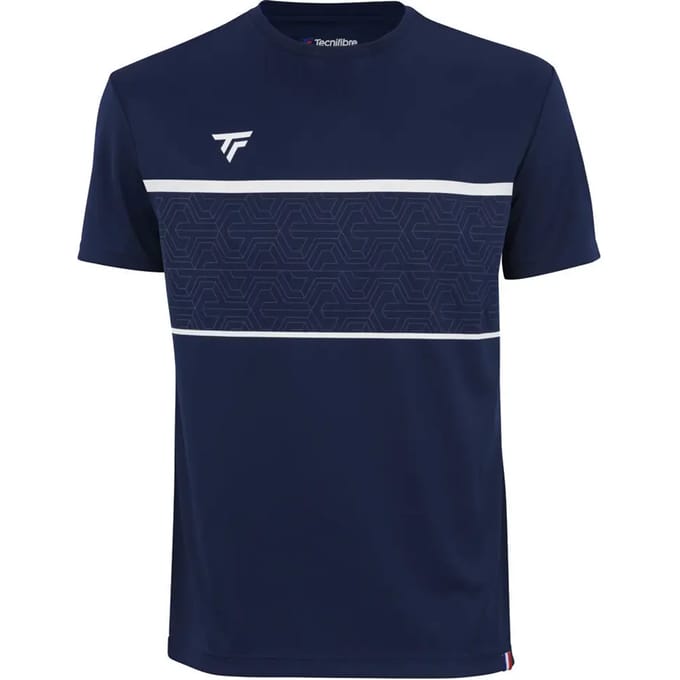 Tecnifibre Team Tech T-shirt Met Korte Mouwen Blauw S Man