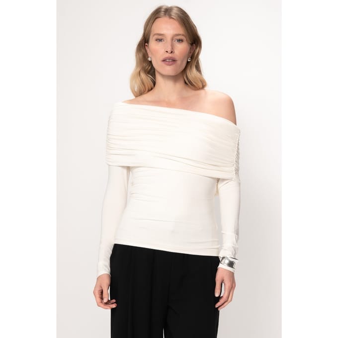VIVEH Plum Top Coconut Milk Taglia: 42 | Maglie a manica lunga Outlet | Donna | Viola