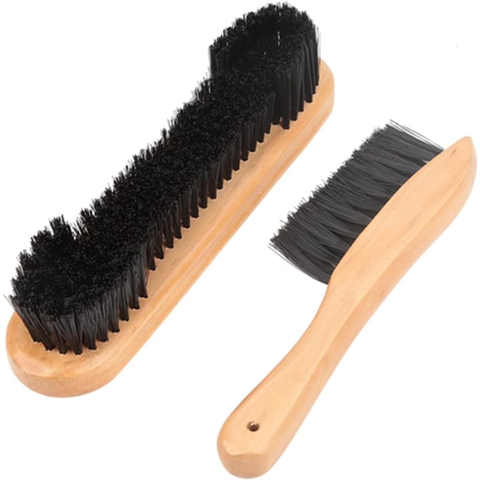 Ensemble de 2 brosses de nettoyage pour rails de table de billard blanc