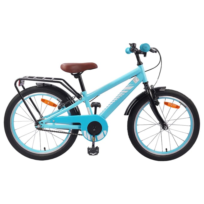 vidaXL - Kinderfiets - 18 - Inch - voor - 5-7 - jaar - oud - Lichtblauw