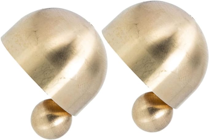 Winkeliersbel Sets - Deurbel Koper - Deur Openen - Decoratief Geluid - 3.7cm - Goud