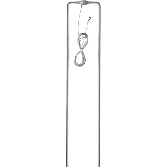 Dubbele Mobiele Aardpen 2x0,5 Meter Met Kabel Voor Schrikdraadinstallaties