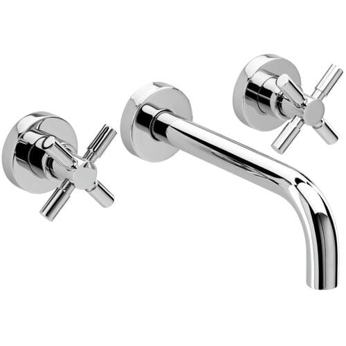 Herzbach STILO basin bridge mixer, 21 cm 14.959000.2.01