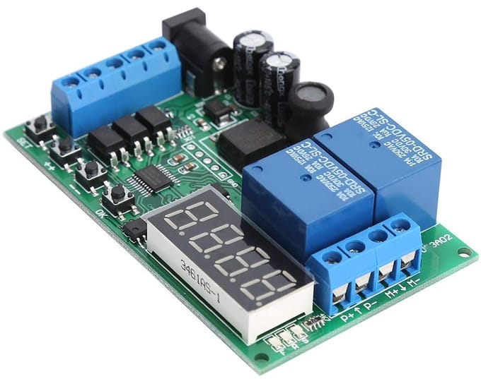 JHUBERS - Motor Vooruit/Achteruit Controller met Timing en Vertraging