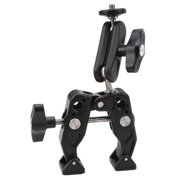 Superklem Krabtang Klem Aluminiumlegering Camera Multifunctionele Krachtklem Vaste Beugel black